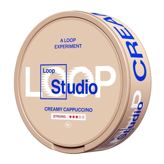 Bild 2, Loop Studio Creamy Cappuccino snus stark