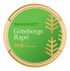 G&ouml;teborgs Rap&eacute; G&ouml;teborgs Rap&eacute; ONE White Granskott