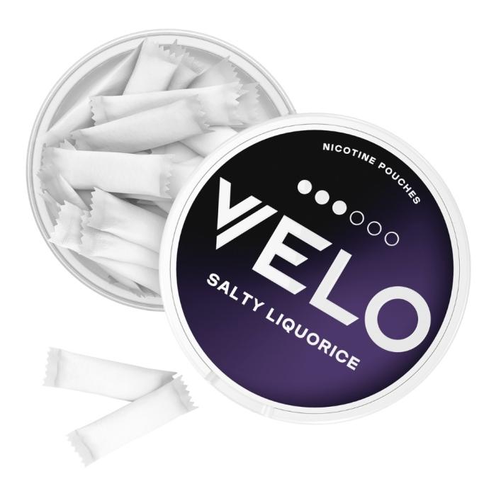 Bild 3, velo salty liquorice dosa öppnad