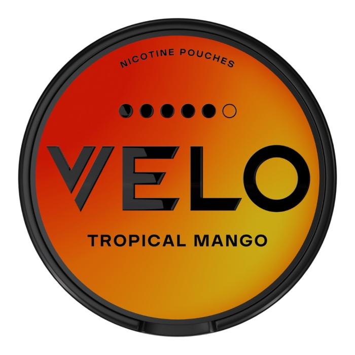 Bild 1, VELO Tropical Mango snus dosa 14mg nikotin