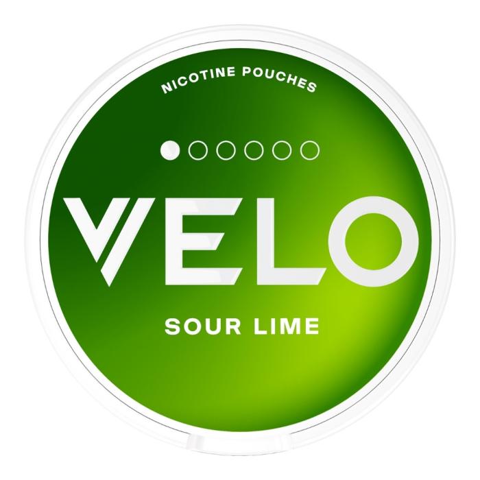 Bild 1, VELO Sour Lime snus mini dosa