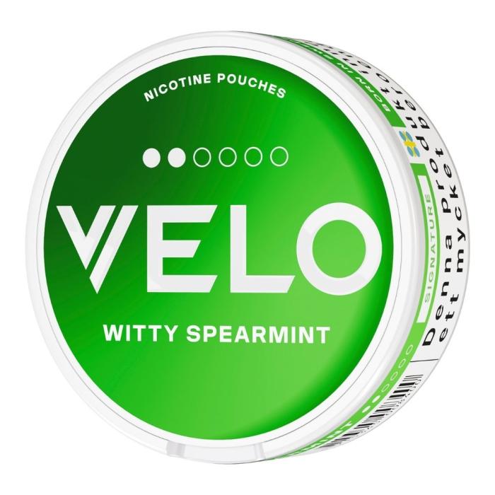 Bild 3, VELO Witty Spearmint snus dosa