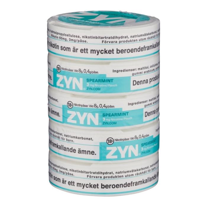 Bild 2, zyn spearmint mini dry 3mg stock