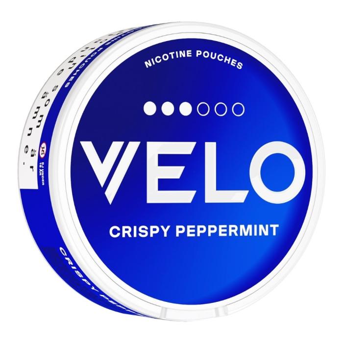 Bild 5, velo crispy peppermint mini nikotinpåsar