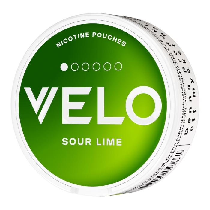 Bild 4, VELO Sour Lime mini snus dosa med limesmak