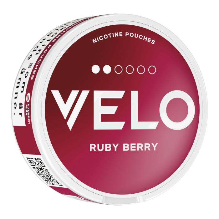 Bild 5, VELO Ruby Berry Mini snus bärsmak