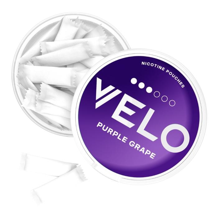 Bild 3, VELO Purple Grape Mini dosa med druvsmak