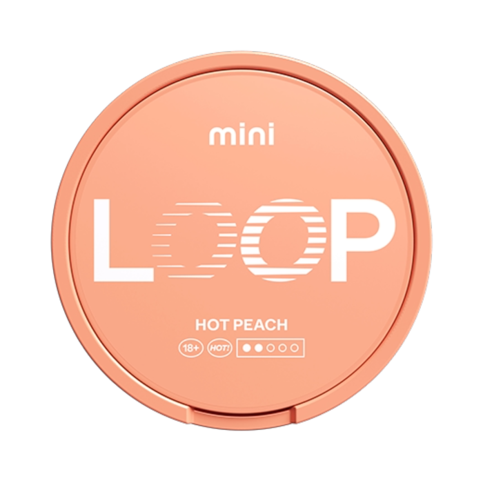 Bild 1, Loop Hot Peach Mini starkt snus